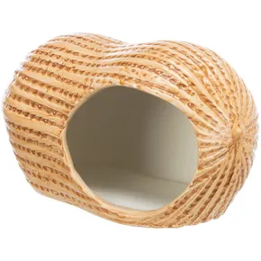 Kerámiaház PEANUT (hörcsög/egér), 17 x 8 x 8 cm, bézs